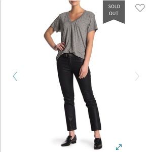 Current/Elliott Cropped Straight Leg Jeans